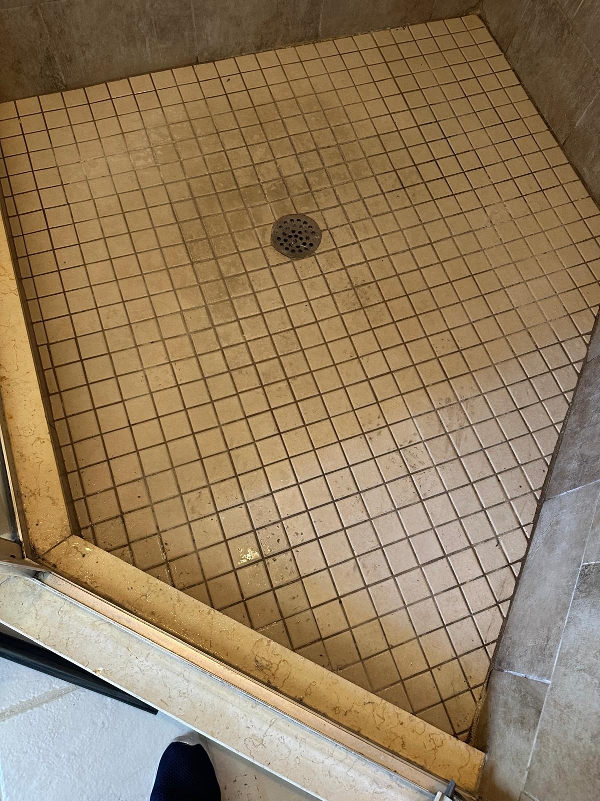 Shower enclosure before