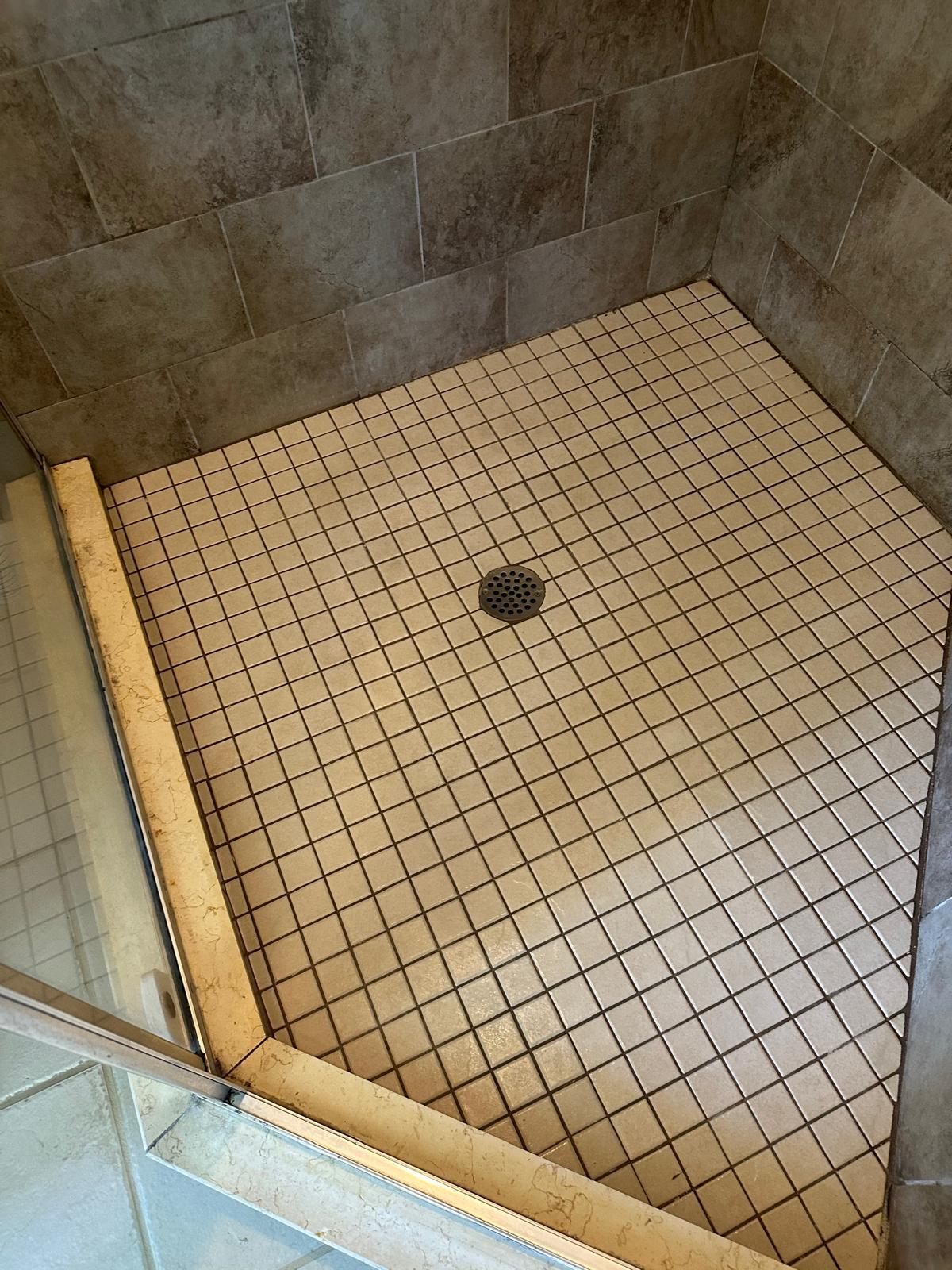 Shower enclosure after